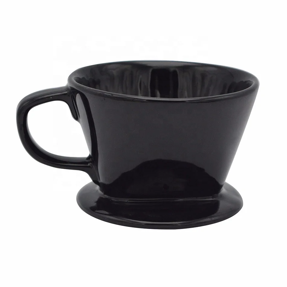 

V-shaped ceramic coffee filter cup Ceramic drip cup porcelain coffee cup