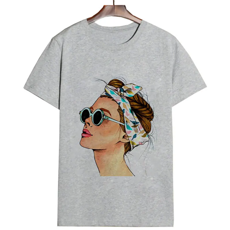 

Plus Size Women Summer Print Lady Casual T-shirt Tops Short Sleeve O-Neck Tops Tees
