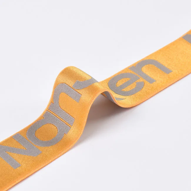 

High Quality Custom Heat Transfer Printing colorful logo Elastic Band for underwear, Customized