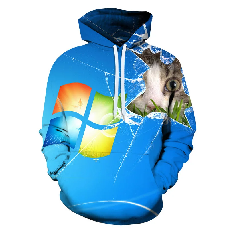 

A cat with one eye 3D Sublimation Sweater