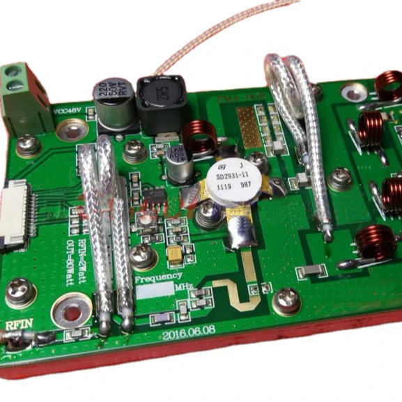 

0-80W Radio Broadcast Station FM Transmitter PCB KITS FM Stereo or Mono Less Than 1 Watt 87.5-108 Mhz FMA-80A 760 G WANRF WFM