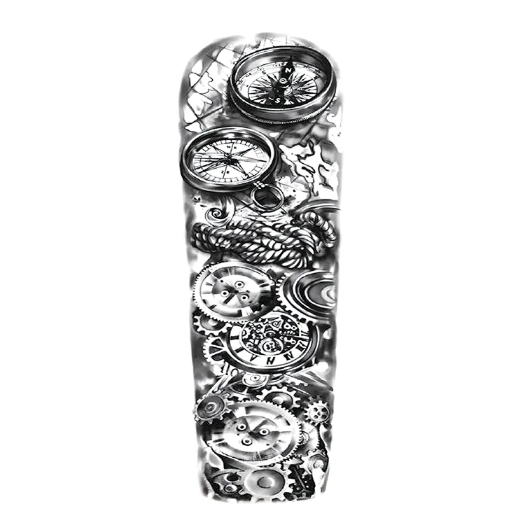 

Wholesale Best Selling large arm sleeve Waterproof Temporary tattoo sticker, Cmyk