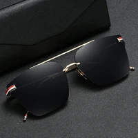 

new design 2020 mens designer square frameless sun shades sunglasses