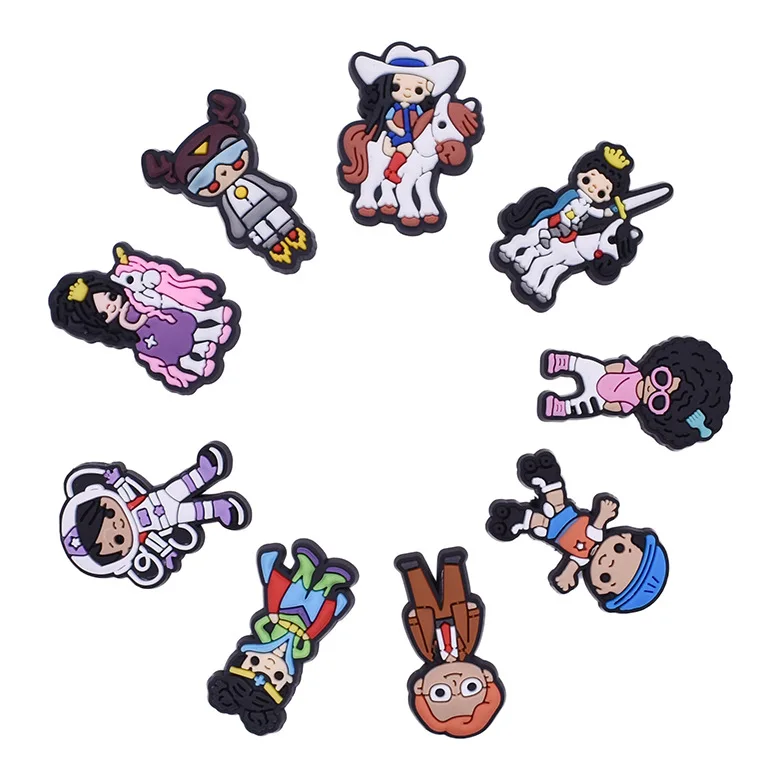 

custom PVC fashion shoe charms for Clogs Shoes decoration cartoon kids gift