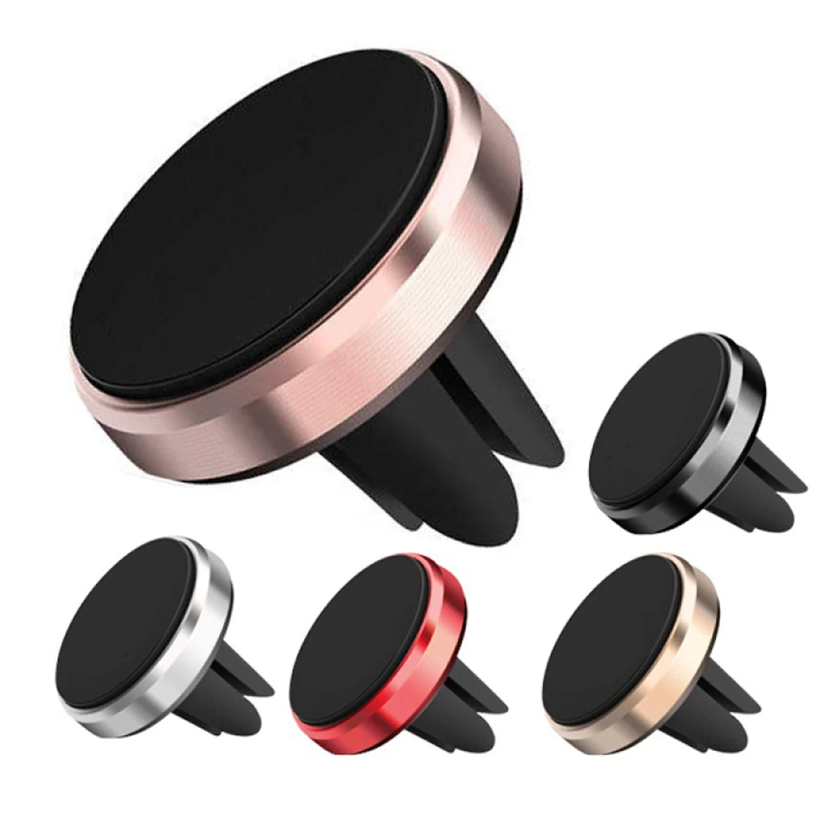 

Universal In Car Magnetic Mobile Phone Holder Dashboard Dash Mount Metal Strong Magnets, Black/rose/gold/sliver/red