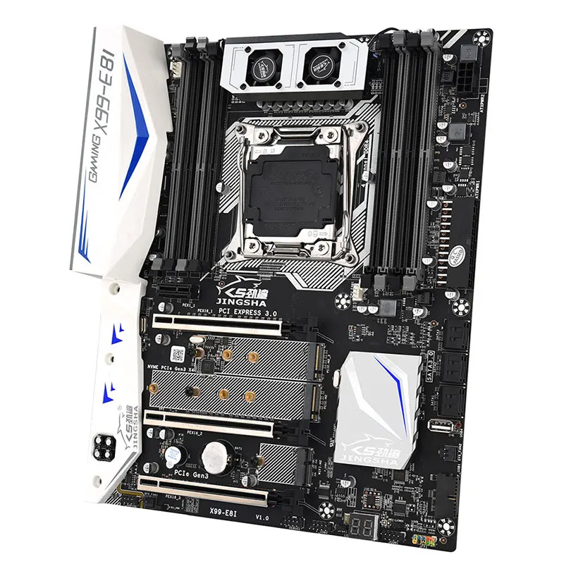 

Factory top quality X99-E8i Motherboard 8*DDR4 1600/1866/2133/2400MH LGA 2011-V3/V4 CPU support 2*NVME M.2 PCIE