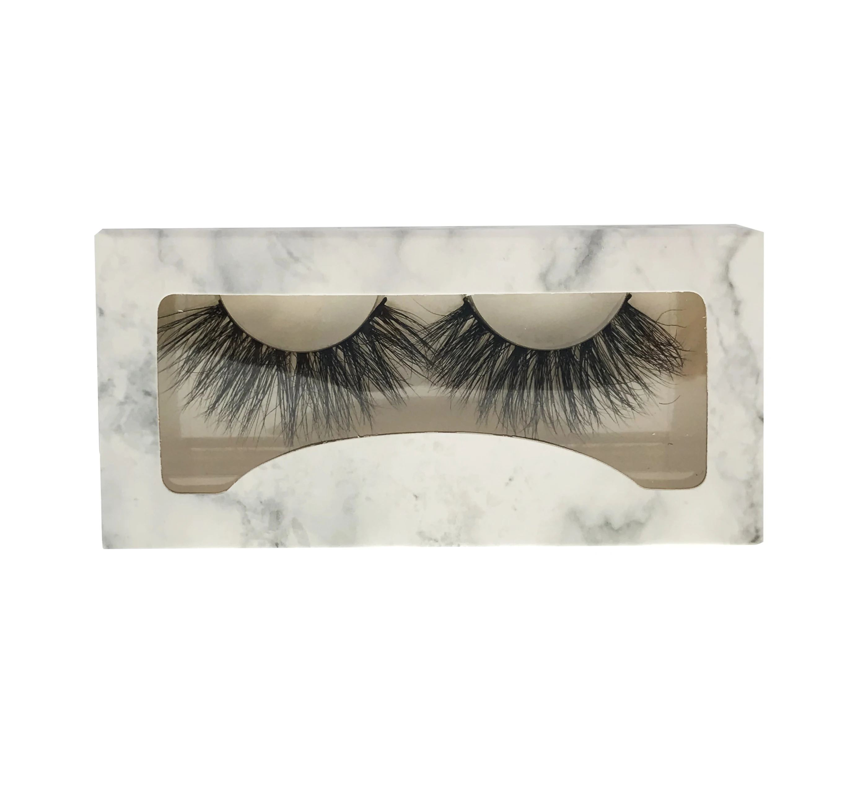 

Wholesale private label 3d mink lashes full strip fluffy lashes, Black