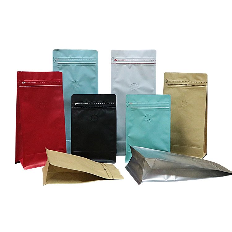 

Wholesale free sample In stock coffee bag packaging coffee bag 1kg coffee kraft bags