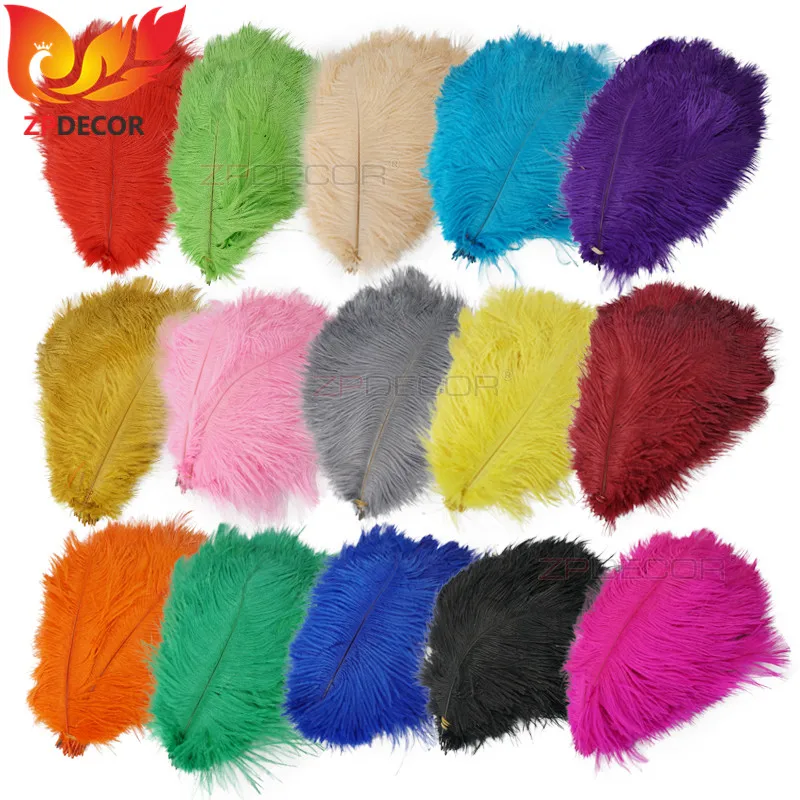 
25-30 CM 1packs 20 PCS Frist-Grade Cheap Ostrich Feathers for DIY or Arts and crafts 