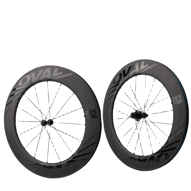 

Road bike racing wheel set carbon fiber 88mm big knife rim wheel set 1 pair 700C UD 3K carbon fiber wheel set