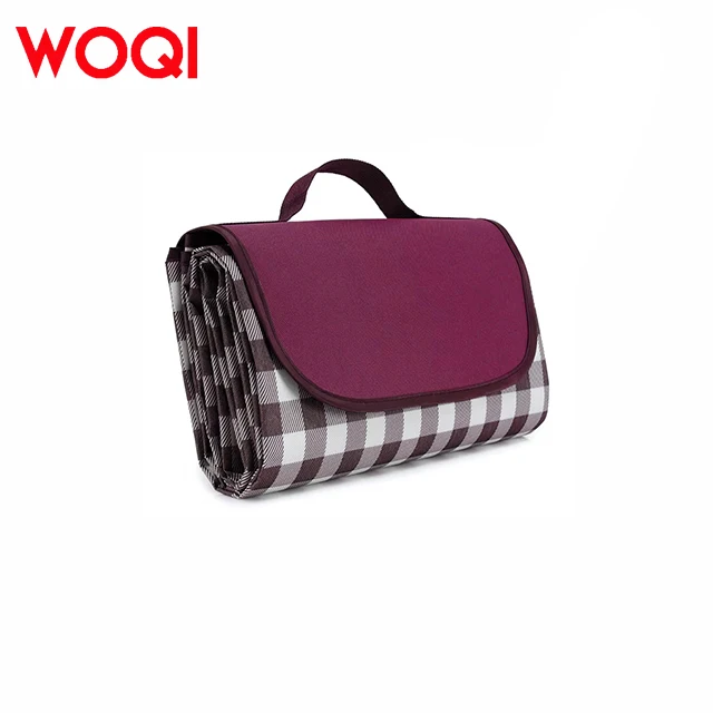 WOQI Waterproof Sand-proof and Portable Outdoor Picnic Mat Foldable and Colourful for Beach Camping and Grass for Picnics