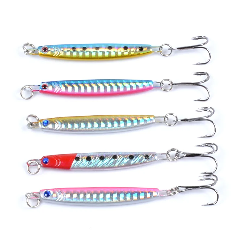 

Jetshark 13.2g 6.5cm Jig Lure Lure 5 Colors 3D Eyes Jig Fishing Lure