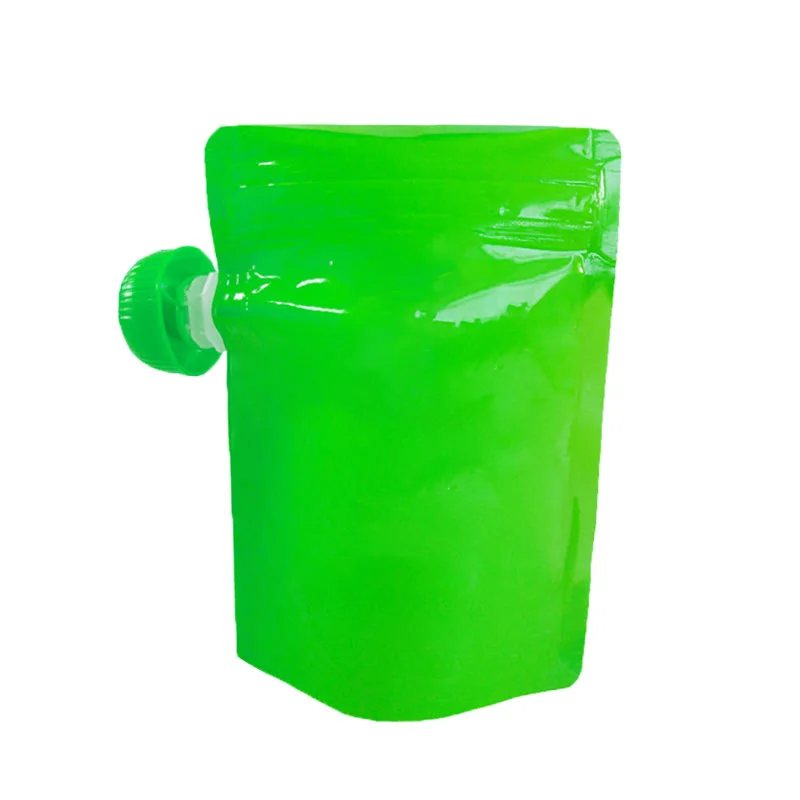 
High quality Plastic beverage spout pouch Fruit Juice drink Spout bag With custom printing 