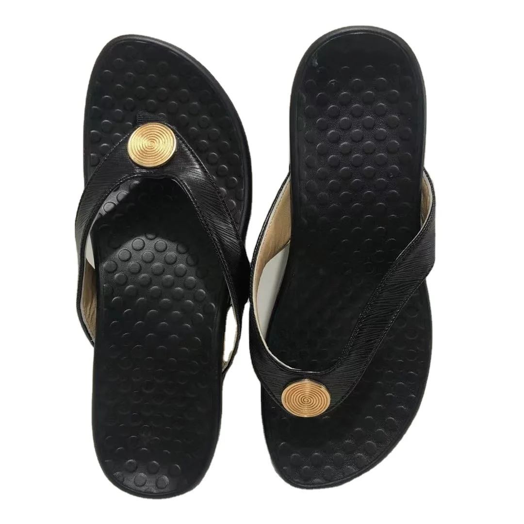 

2021 Summer New Women's Shoes Flip-Flops Large Size Comfortable Outer Wear Thick-soled Women's Slippers Beach Sandals