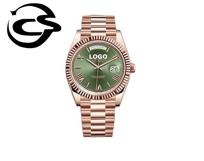 

New Luxury Diver Super Watch 40mm 904L steel 228235 ETA 3255 movement Rollexables rose gold brand watches