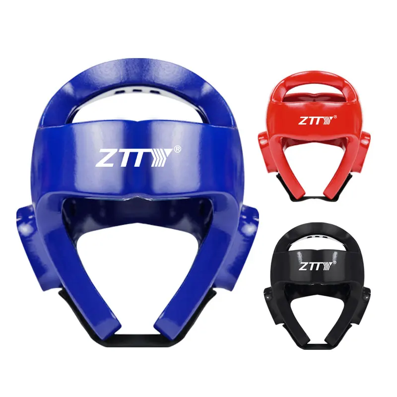 

Martial Arts Suppliers Training Competition Headgear Breathable Taekwondo Protector Gear Helmet Sparring Gear Custom Logo