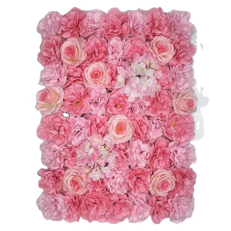 

DFK0018-1 Factory Wholesale Home Background Artificial Flowers Wall Panels For Wedding Decor, Picture shows