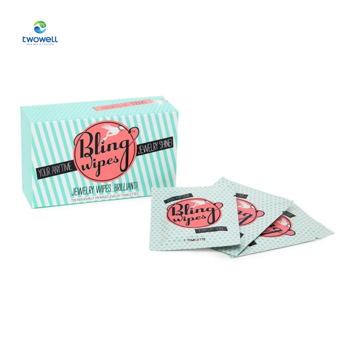 

Jewelry wipes disposable wipes gentle cleaning for jewelry and hygienic single packaging