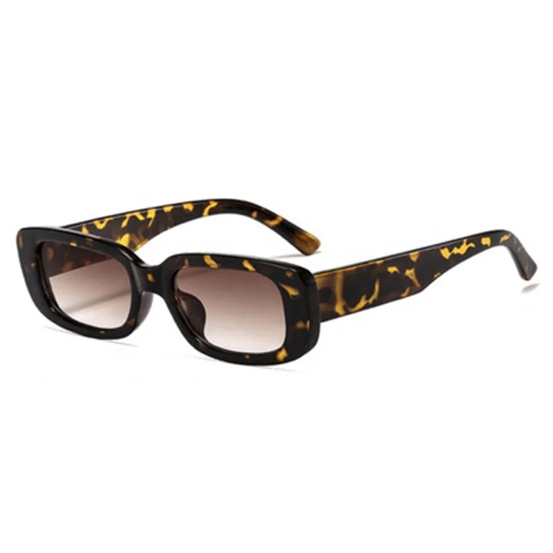 

Fashion Retro Vintage Solid Plastic Small Rectangle Eyewear Sunglasses, 7 colors
