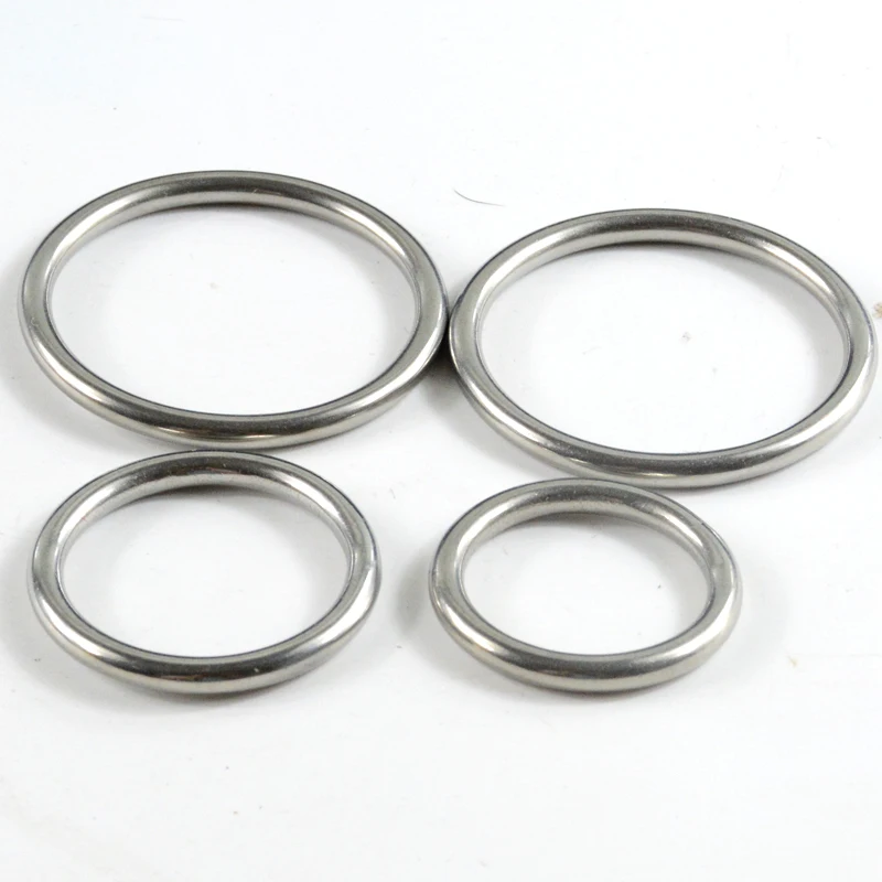 

Metal O ring seals stainless steel welded o ring for dog collar or handbag