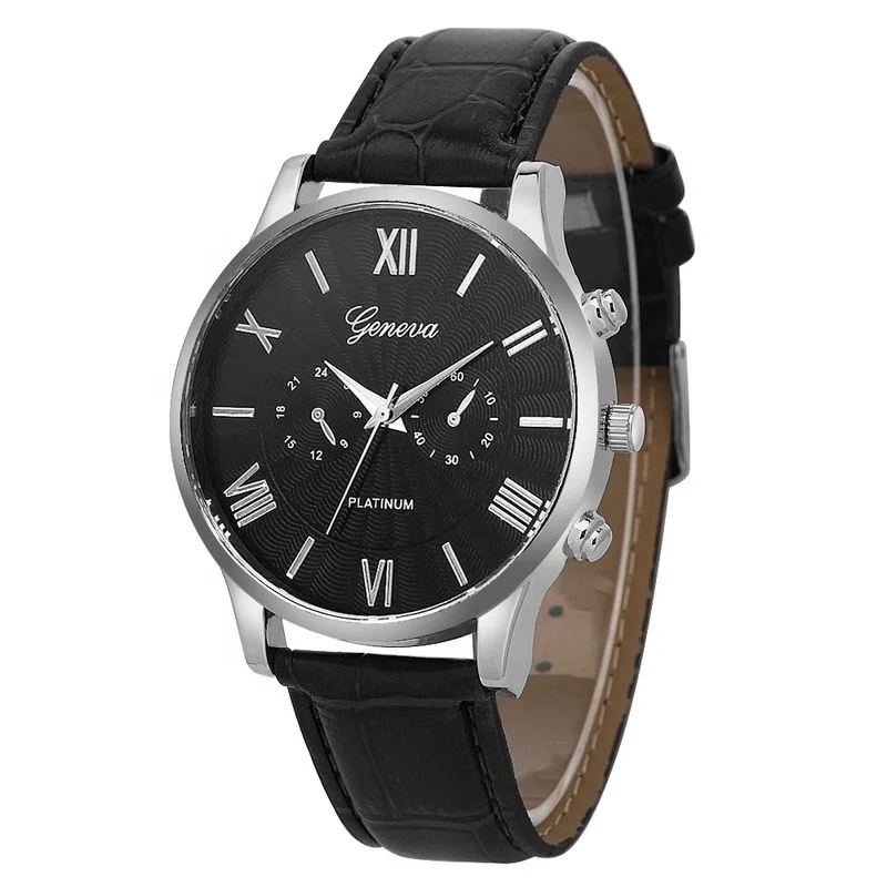 

8995 Leather Belt Elegant Design Classic Vintage Digital Watch For Quartz Steel Back Quartz Woman Watch Geneva, 16 colors