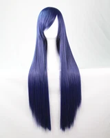 

Pink Black Blue Red Yellow White Blonde Purple Straight Cosplay Wigs 80cm long straight hair Heat Resistant synthetic wigs