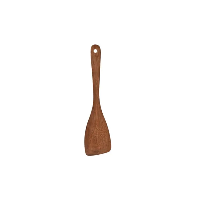 

New Wooden Spatula Long Handle Flat Frying Spatula Handmade for Kitchen Cookware