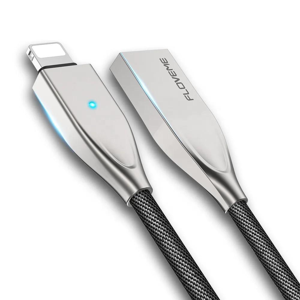 Free Shipping FLOVEME Lighting Usb Cable For iPhone 8 With Led Light For iPhone X Data Cable For iPad Data Charger Phone Cord Free Shipping FLOVEME Lighting Usb Cable For iPhone 8 With Led Light For iPhone X Data Cable For iPad Data Charger Phone Cord