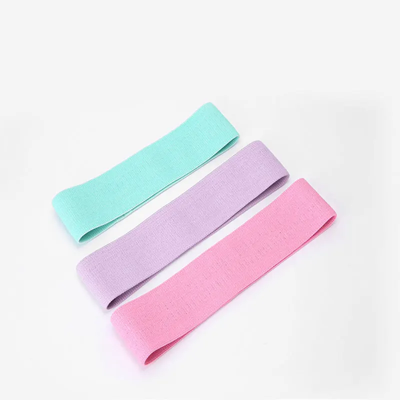 

Durable Quality Hip Resistance Bands Fabric Resistance Bands 3 Level Fabric Resistance Band, Green, pink, purple