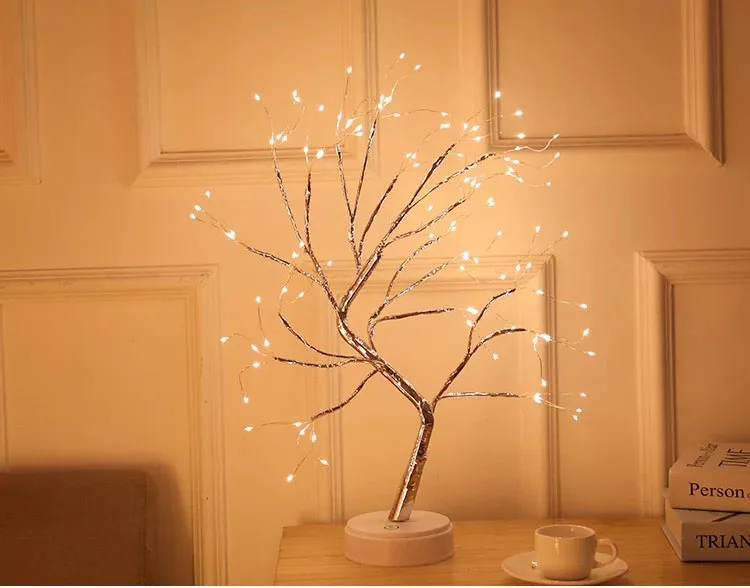 Hot Sell Touch Control Christmas Led Tree Lamp Pearl Pendant Lamp ...