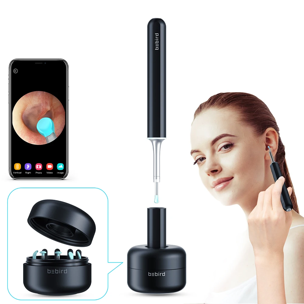 

2020 Heifeng bebird X17 pro wifi wireless smart visual ear cleaning rod 33 pieces ear mini camera