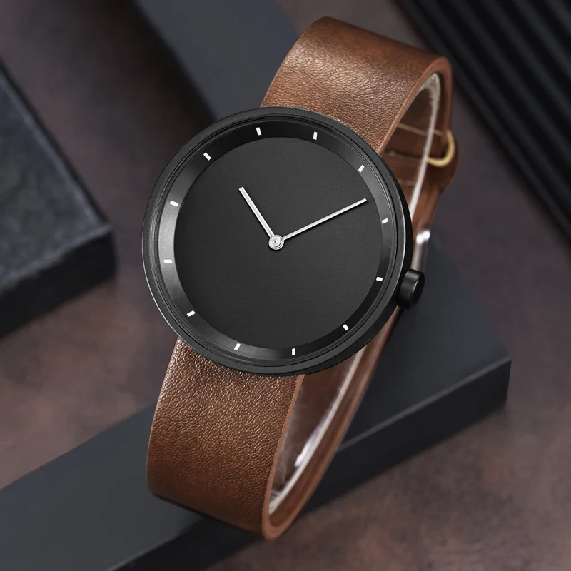 

YAZOLE D 521 Hot sale yazole minimalist reloj mens quartz watches no logo watch quality leather men wristwatches custom watches
