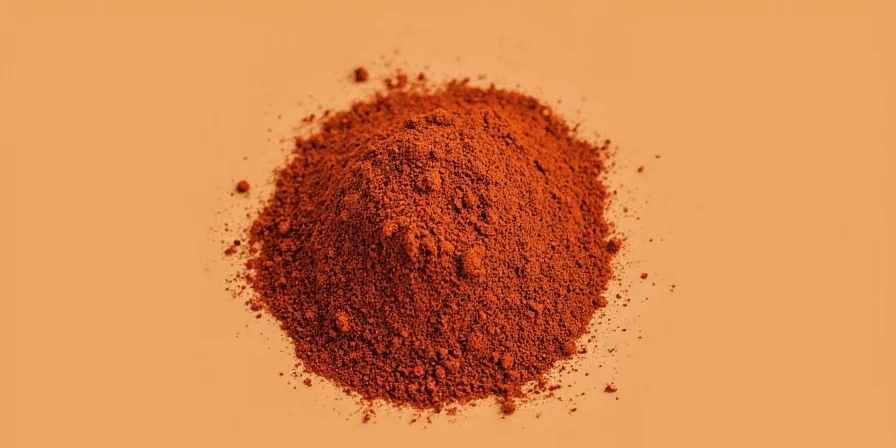 Homemade ras el hanout spice mix in a glass jar