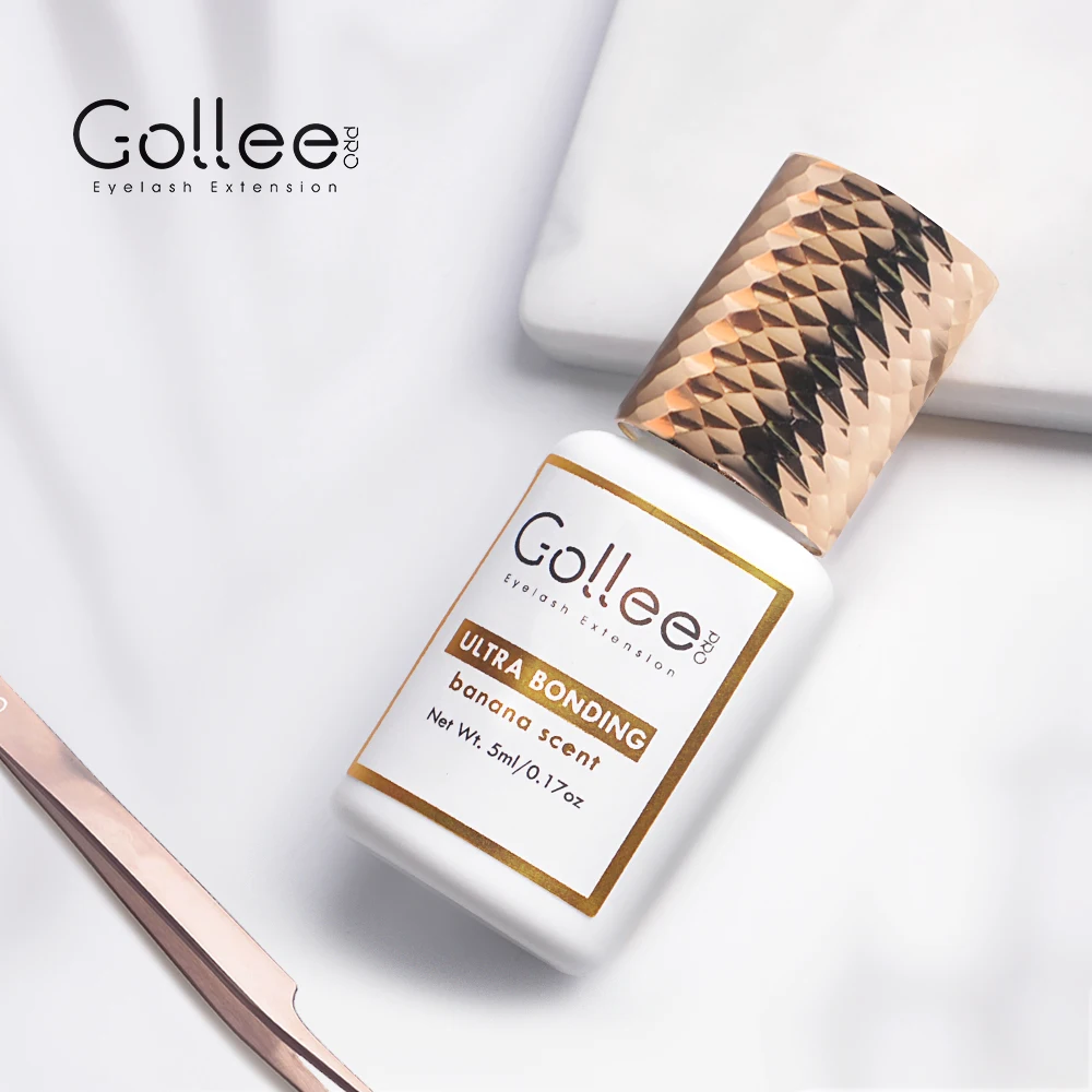 

Gollee Korean Proteid Strong Latex Free Private Label Adhesive Eyelash Proteid Glue Bottle Eyelash Glue Eyelash Extension Glue