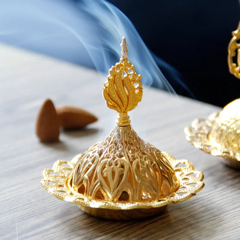 Incense Burner Ceramic Arabian Wood Electronic Holder Oud Chips Incense ...