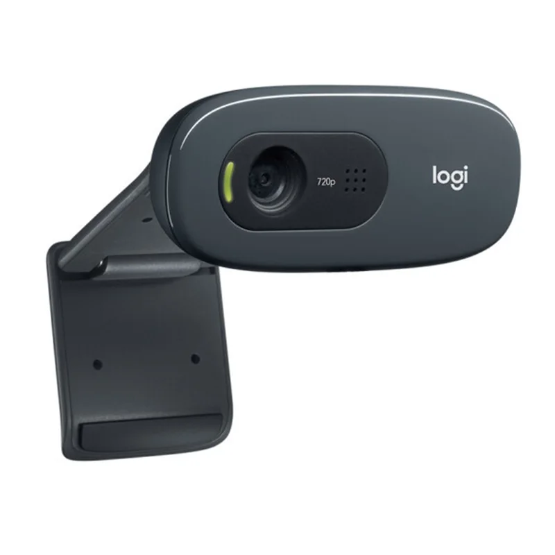 

Original Logitech C270 Webcam 720P Pc Smart Tv Usb And Mic Camera 3 Mega Hd Video Webcam