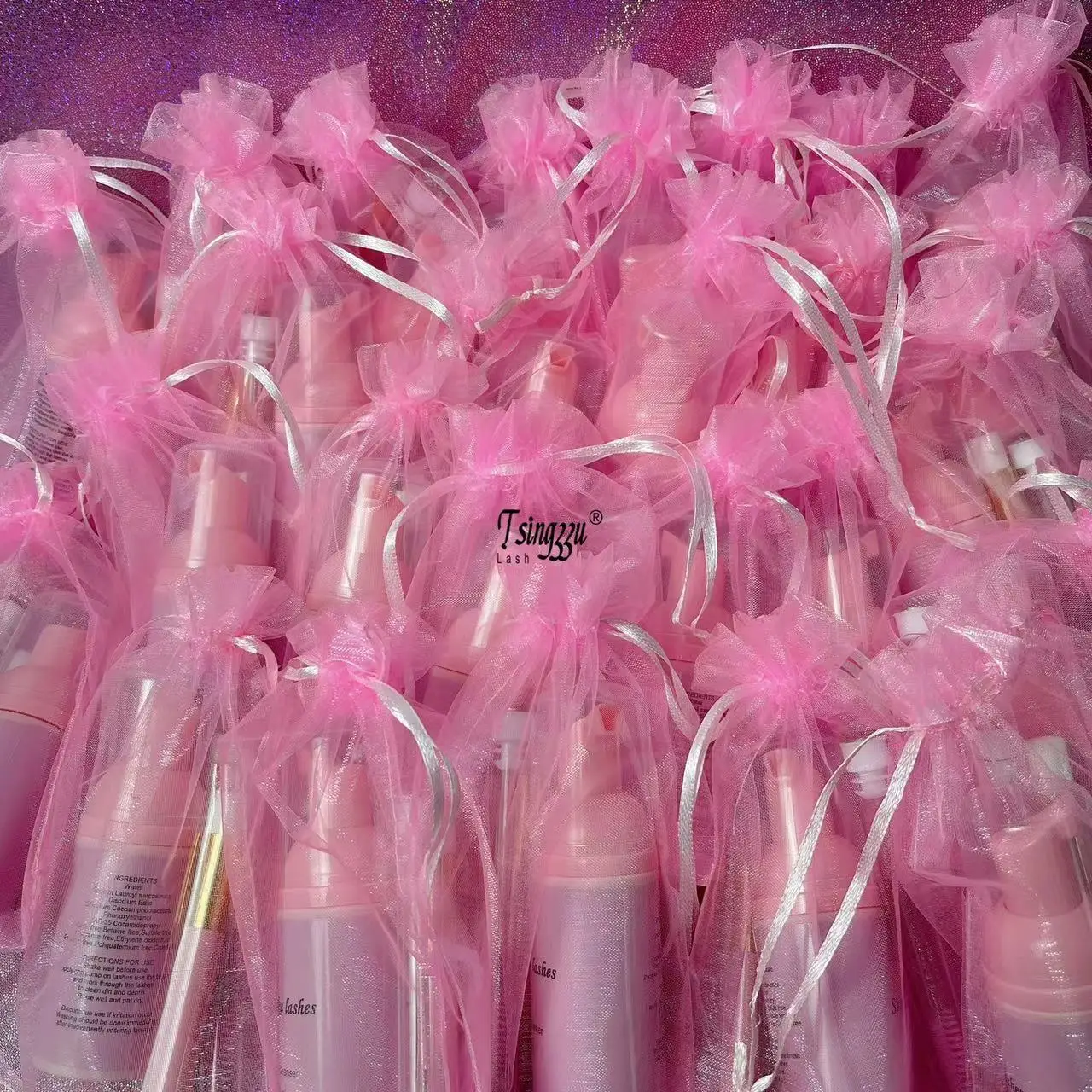 

Rose golden silver black pump 30ml 60ml eyelash foam lash shampoo oil free cleanser strawberry tea tree scent cleaner