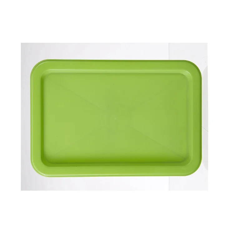 

A425 Nordic Style Solid Color Desktop Plastic Storage Tray Multifunctional Rectangular Fruit Desert Breakfast Serving Tray, Customized