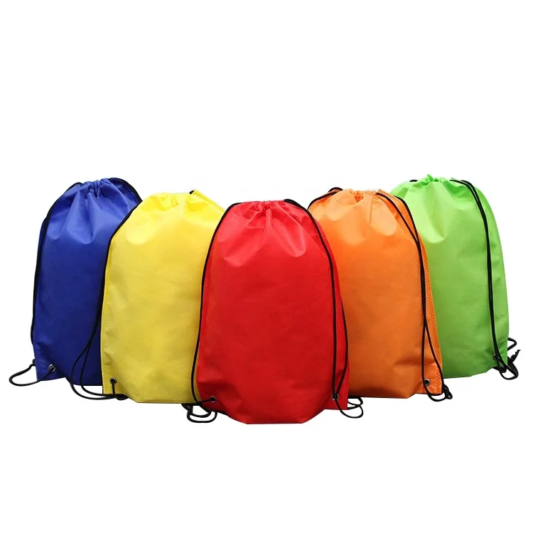 

Custom Reusable Non Woven Drawstring Carry Bags Foldable, Customized