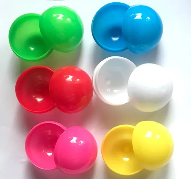 Plastic Lottery Balls 4cm 5cm Open Plastic Balls Hollow Plastic Balls