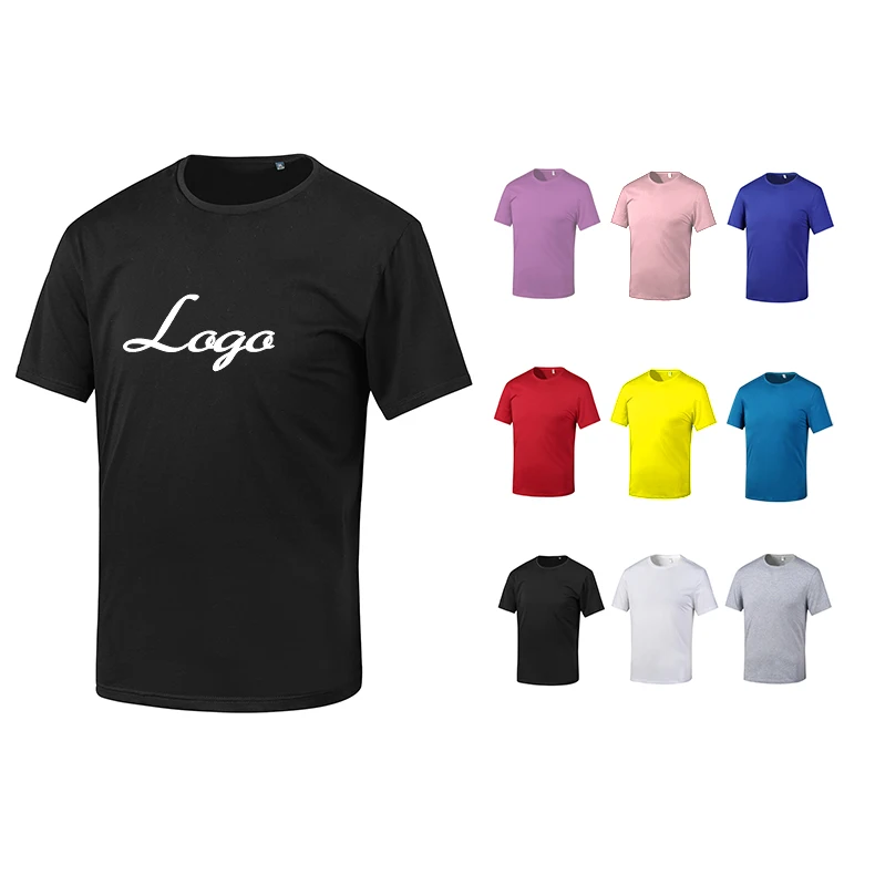 

Custom Logo Printing Plain Polyester Cotton Oversized T-shirt Men Tshirts T Shirt, Various colors, customization is available