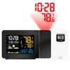 KH-CL115 Digital Projection Wireless Weather Station Weather Forecast Clock With Outdoor Sensor