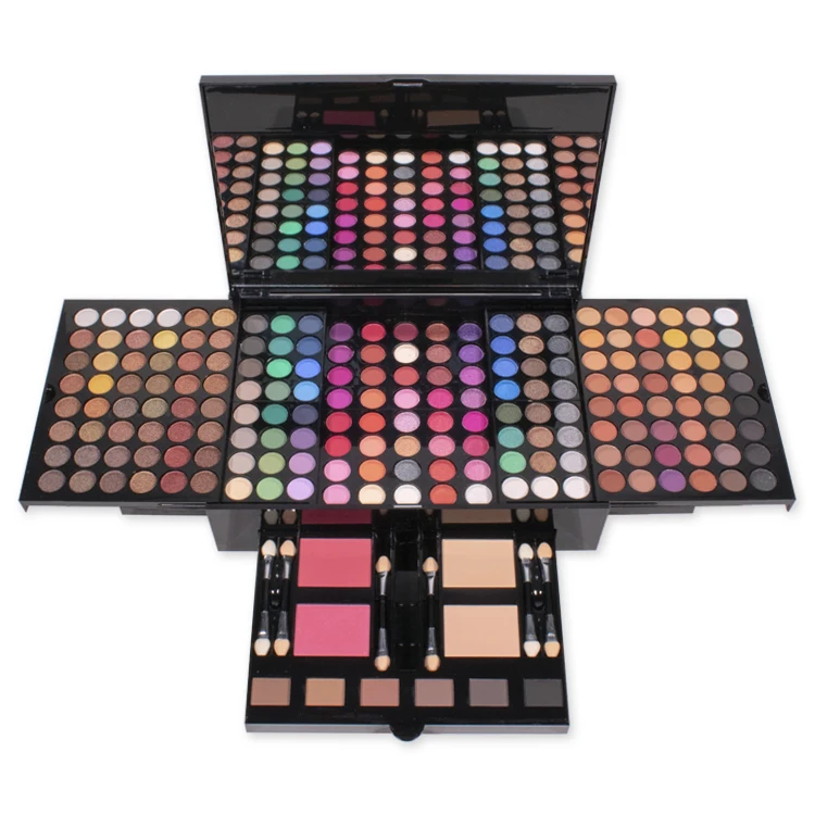 

194 color eyeshadow chrome eye shadow Professional makeup artist full set glitter eye shadow palette