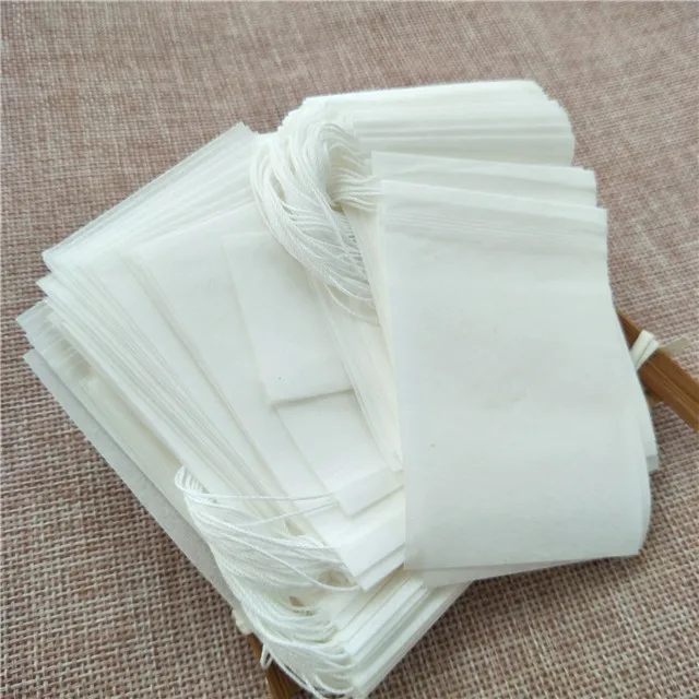 

Wholesale food grade Disposable Drawstring Seal Filter Empty Paper Tea Bags