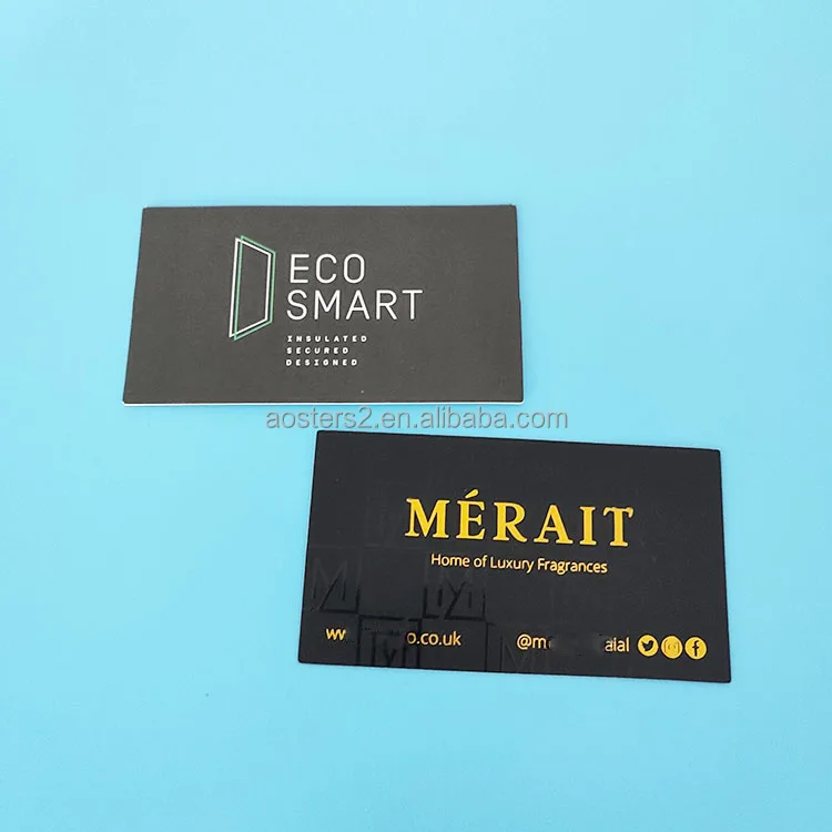 

high-quality printed business cards for enterprises Hot stamping business card