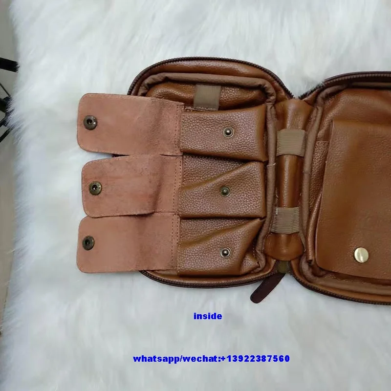 

Wholesale Travel genuine Leather Cigar Case