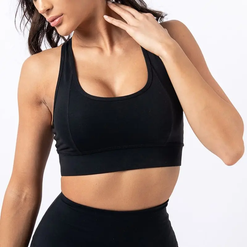 leather sports bra