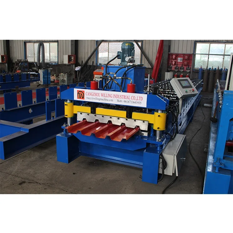 
Metal glazed roof 686 IBR sheet making roller machine building materia forming machine 