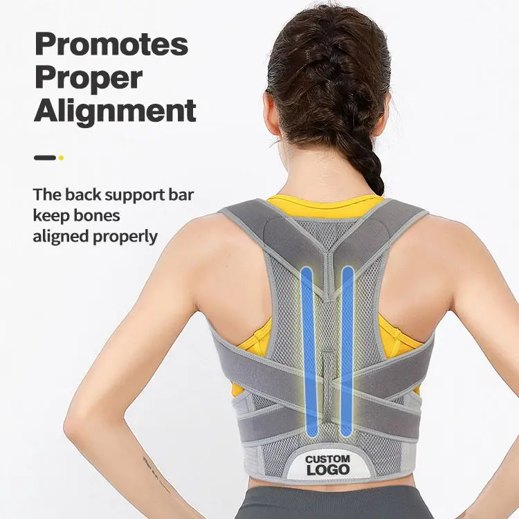 

2022 New Style Men Body Poster Corrector Brace, Gray