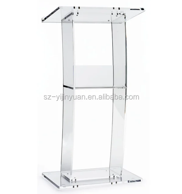 Leggio Podium In Acrilico Trasparente - Pulpito Chiesa, Conferenze, Presentazioni - Foto 5